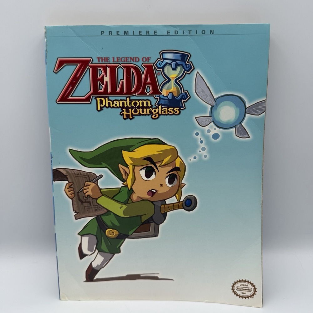 The Legend of Zelda Phantom Hourglass Strategy Guide Map Poster